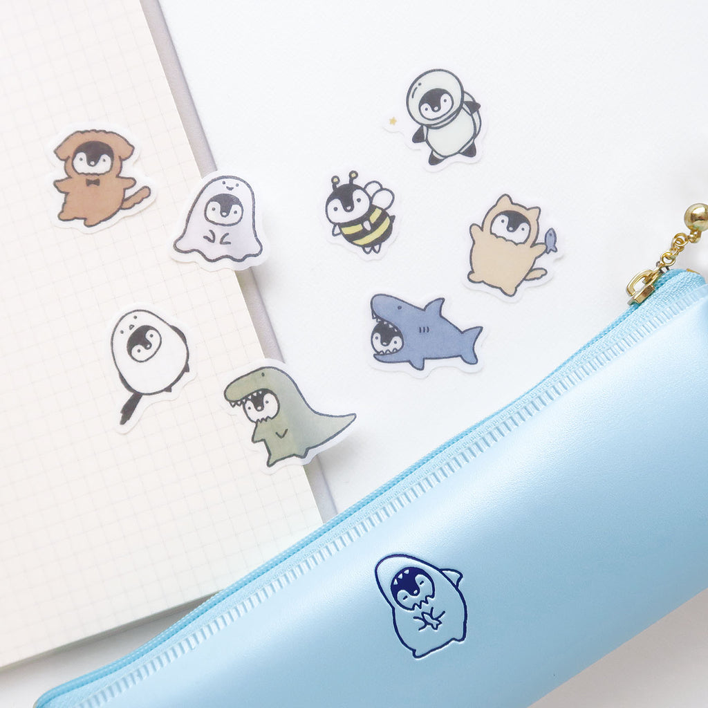 DECO FLAKE STICKER デコフレークシール｜おしゃれ かわいい 動物 大人 恐竜 ダイナソー 犬 猫 アニマル ステッカー シール デコレーション ノート 手帳 アート エジプシャン メジェド UFO 着ぐるみ｜MATOKA マトカ