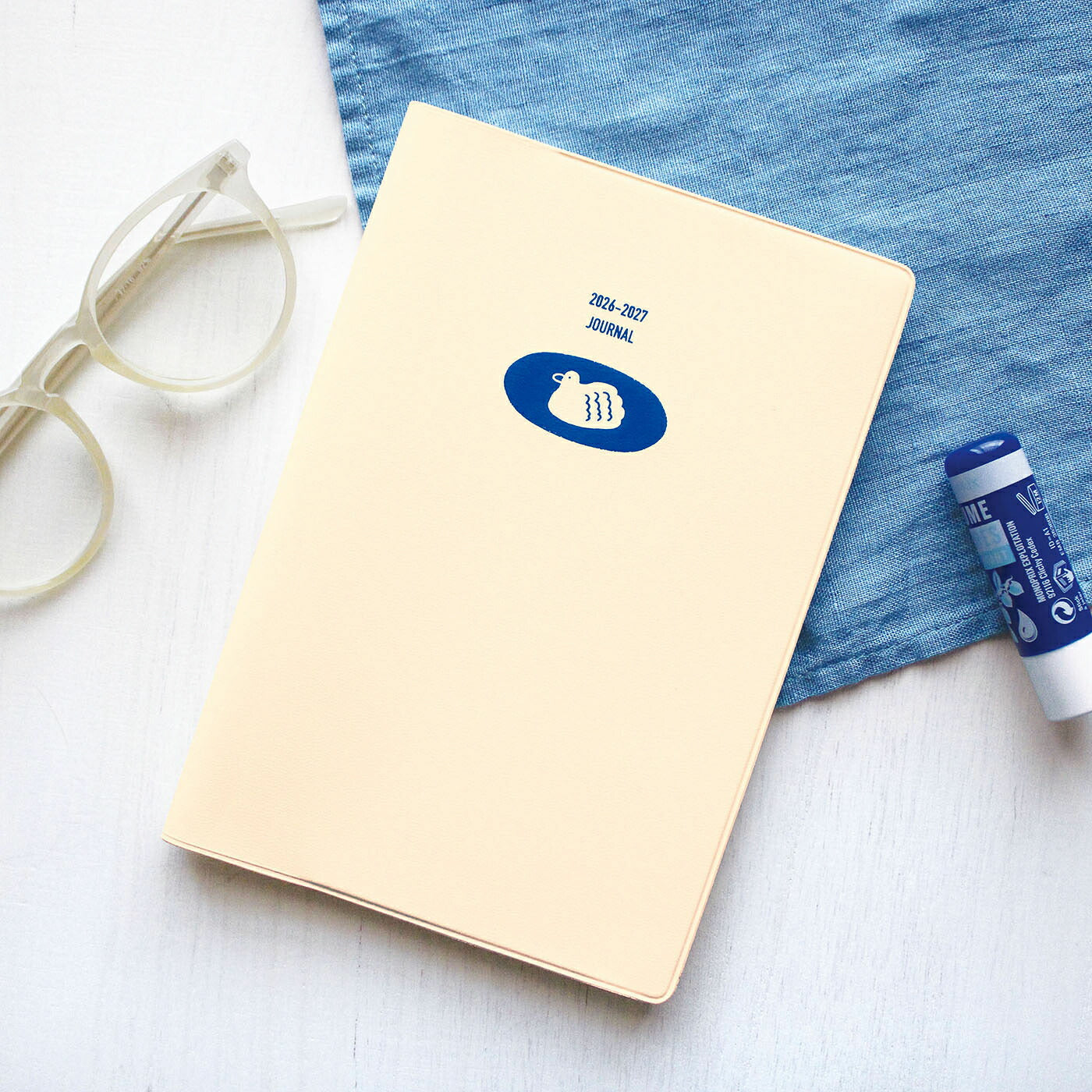 【ご予約 2月下旬発送】手帳 2026 マトカ 2026年4月始まり手帳 ダイアリー スケジュール帳｜B6サイズ マンスリー・スタンダード（月間ブロック）『ポンド｜POND』池 魚 鳥 アヒル あひる