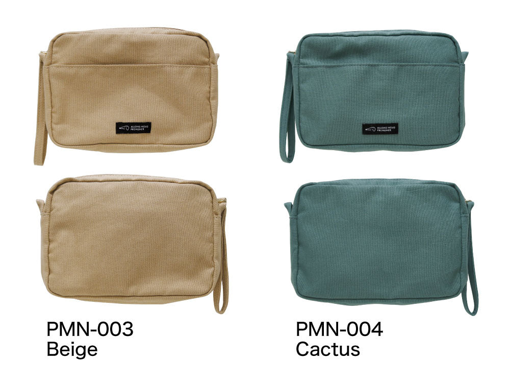 PROMENER BOOK POUCH プロムネ ブックポーチ｜ポーチ シンプル マイバッグ 文庫本 読書 ランチ サブバッグ バッグインバッグ 散歩 お出かけ ファッション ストラップ カバン