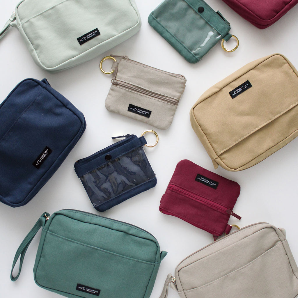 PROMENER BOOK POUCH プロムネ ブックポーチ｜ポーチ シンプル マイバッグ 文庫本 読書 ランチ サブバッグ バッグインバッグ 散歩 お出かけ ファッション ストラップ カバン