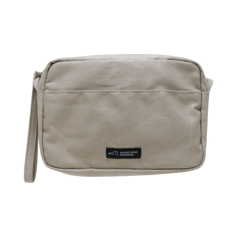 PROMENER BOOK POUCH プロムネ ブックポーチ｜ポーチ シンプル マイバッグ 文庫本 読書 ランチ サブバッグ バッグインバッグ 散歩 お出かけ ファッション ストラップ カバン