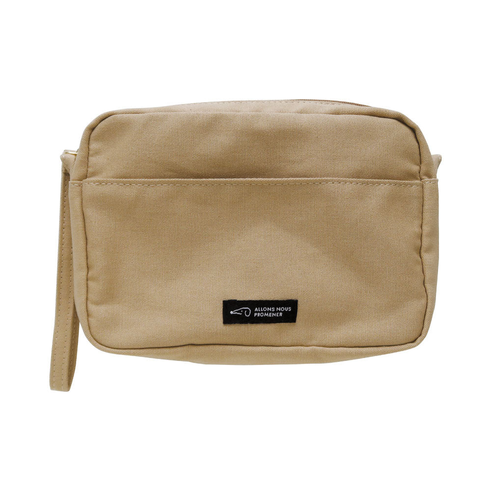 PROMENER BOOK POUCH プロムネ ブックポーチ｜ポーチ シンプル マイバッグ 文庫本 読書 ランチ サブバッグ バッグインバッグ 散歩 お出かけ ファッション ストラップ カバン