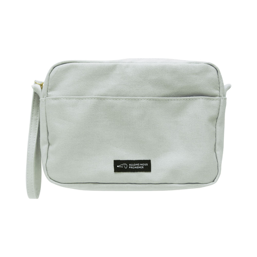 PROMENER BOOK POUCH プロムネ ブックポーチ｜ポーチ シンプル マイバッグ 文庫本 読書 ランチ サブバッグ バッグインバッグ 散歩 お出かけ ファッション ストラップ カバン