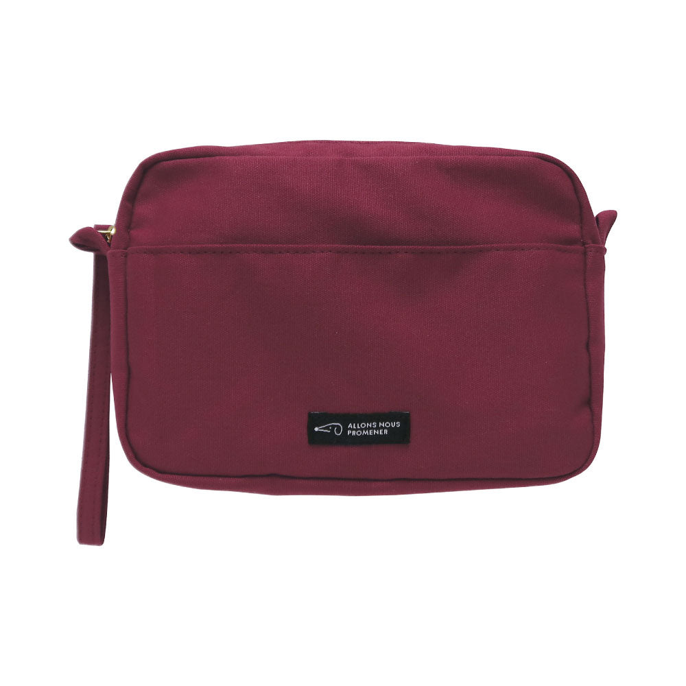 PROMENER BOOK POUCH プロムネ ブックポーチ｜ポーチ シンプル マイバッグ 文庫本 読書 ランチ サブバッグ バッグインバッグ 散歩 お出かけ ファッション ストラップ カバン