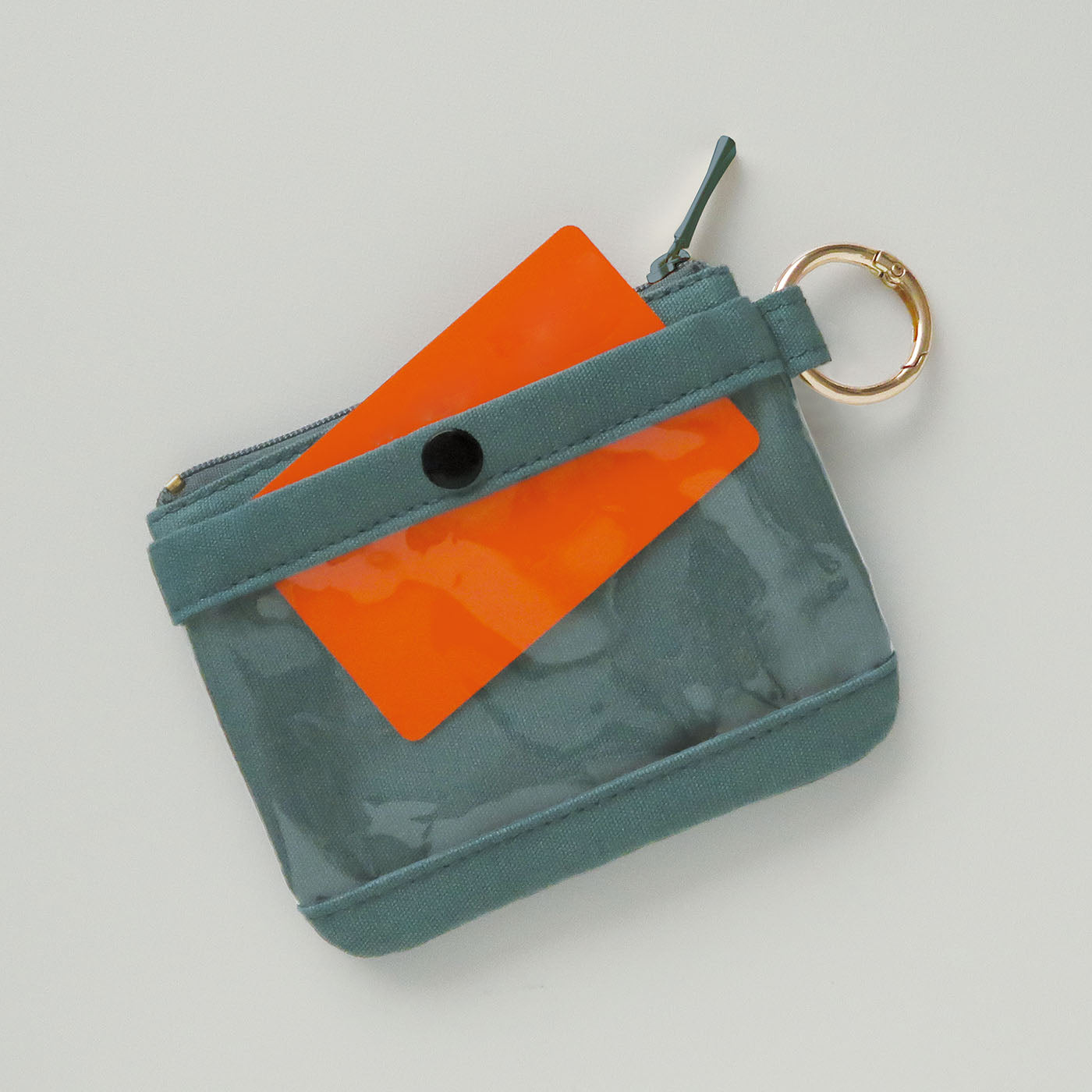 PROMENER BOOK POUCH プロムネ ウォレットポーチ｜ポーチ シンプル 散歩 お出かけ ファッション ストラップ ミニポーチ 財布 カード ケース ICカード 通勤 通学 カラビナ ミニ コインケース