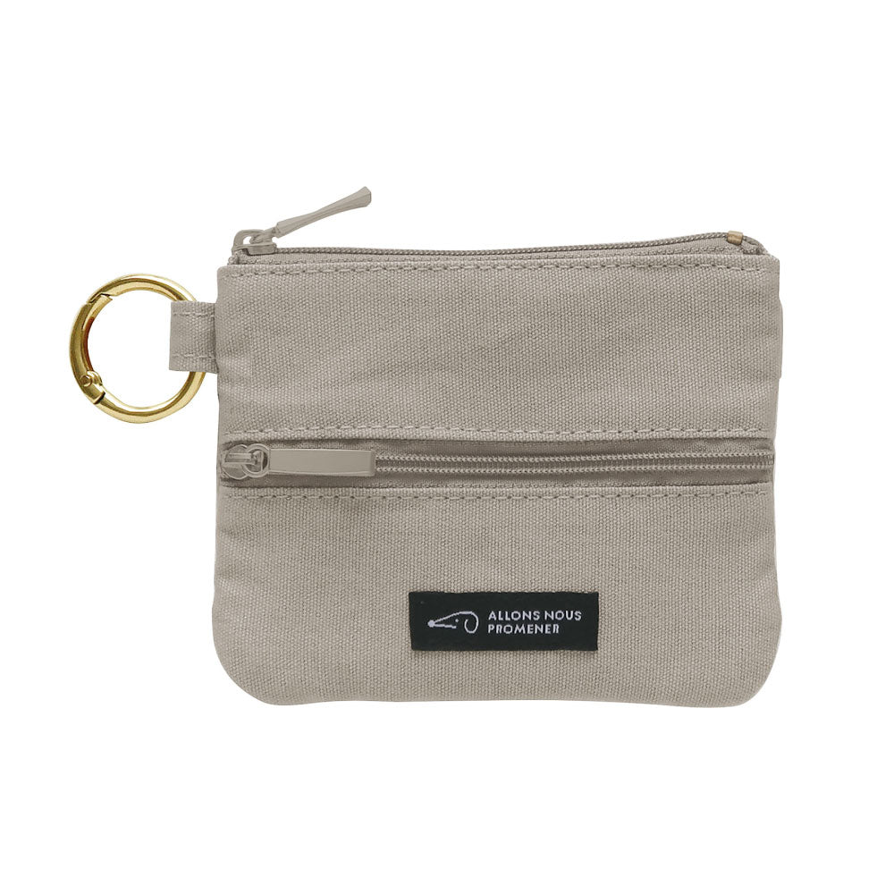 PROMENER BOOK POUCH プロムネ ウォレットポーチ｜ポーチ シンプル 散歩 お出かけ ファッション ストラップ ミニポーチ 財布 カード ケース ICカード 通勤 通学 カラビナ ミニ コインケース
