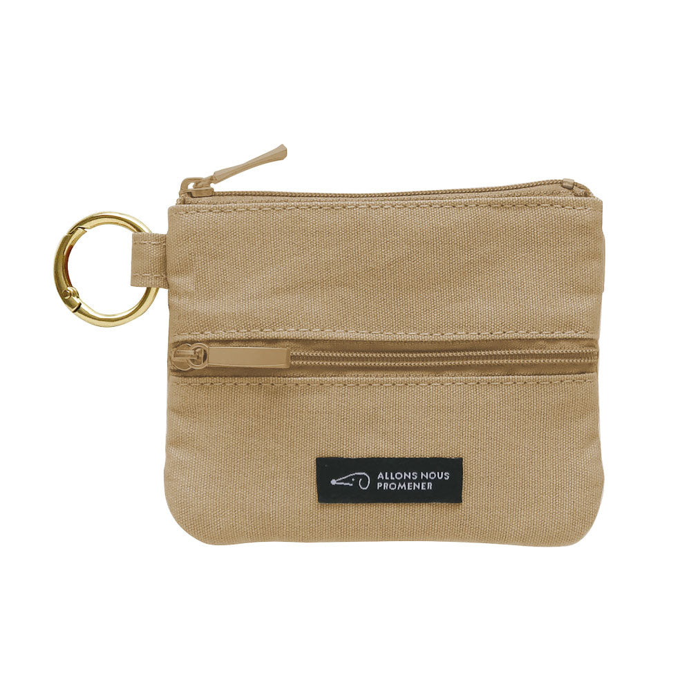 PROMENER BOOK POUCH プロムネ ウォレットポーチ｜ポーチ シンプル 散歩 お出かけ ファッション ストラップ ミニポーチ 財布 カード ケース ICカード 通勤 通学 カラビナ ミニ コインケース