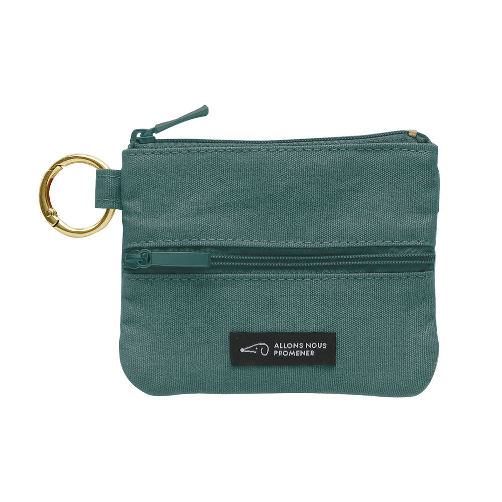 PROMENER BOOK POUCH プロムネ ウォレットポーチ｜ポーチ シンプル 散歩 お出かけ ファッション ストラップ ミニポーチ 財布 カード ケース ICカード 通勤 通学 カラビナ ミニ コインケース