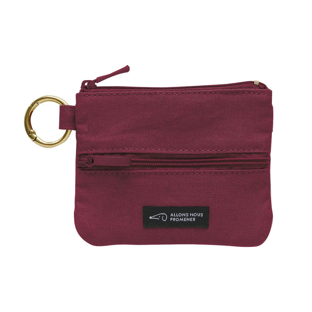 PROMENER BOOK POUCH プロムネ ウォレットポーチ｜ポーチ シンプル 散歩 お出かけ ファッション ストラップ ミニポーチ 財布 カード ケース ICカード 通勤 通学 カラビナ ミニ コインケース