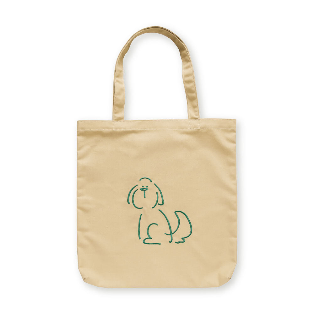 CANVAS TOTE BAG キャンバストートバッグ A｜トート キャンバス 刺繍 大きめ カバン バッグ 動物 アニマル マスターピース 猫 恐竜 アート 絵画 フェルメール ゴッホ アート 犬 ゴリラ｜MATOKA マトカ