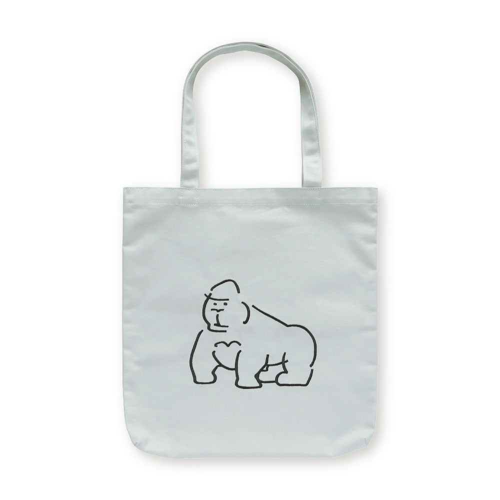 CANVAS TOTE BAG キャンバストートバッグ A｜トート キャンバス 刺繍 大きめ カバン バッグ 動物 アニマル マスターピース 猫 恐竜 アート 絵画 フェルメール ゴッホ アート 犬 ゴリラ｜MATOKA マトカ