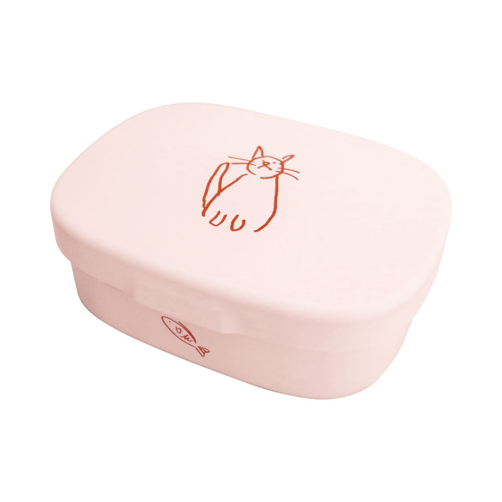 DOODLE ランチボックス ミニ｜LUNCH BOX MINI お弁当箱 ランチ シンプル ピクニック 遠足 行楽 パステルカラー 猫 犬 アヒル ゴリラ カラフル 大人 女子 男子 かわいい おしゃれ ドゥードゥル｜Leaflets