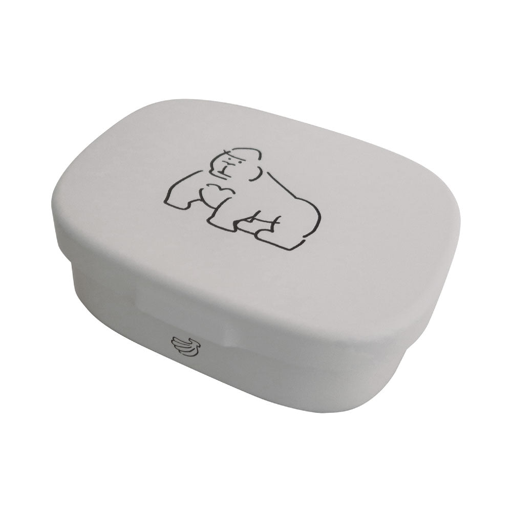 DOODLE ランチボックス ミニ｜LUNCH BOX MINI お弁当箱 ランチ シンプル ピクニック 遠足 行楽 パステルカラー 猫 犬 アヒル ゴリラ カラフル 大人 女子 男子 かわいい おしゃれ ドゥードゥル｜Leaflets