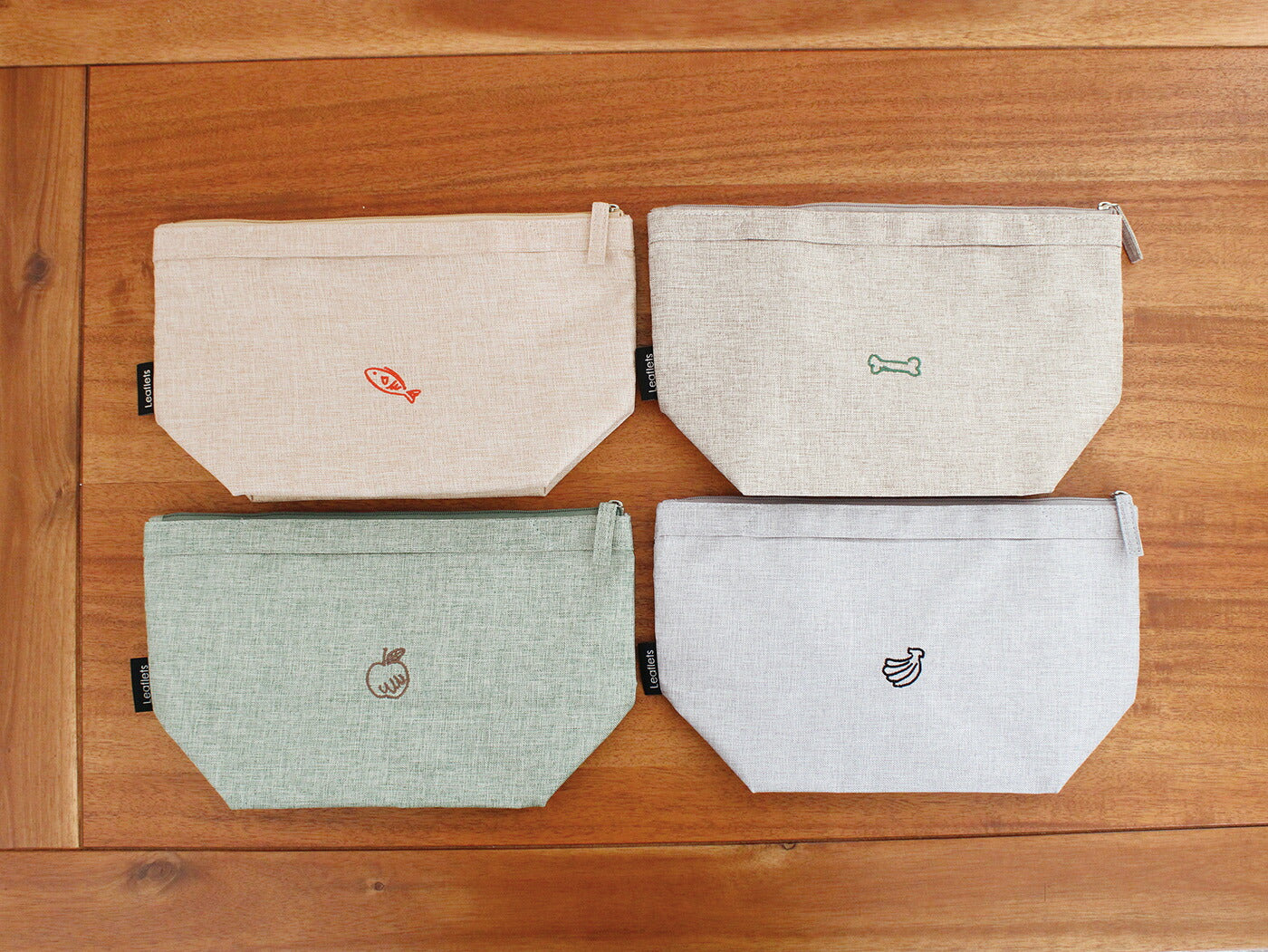 DOODLE 保冷ランチポーチ｜LUNCH COOLER POUCH 保冷 保温 弁当 ランチ シンプル ピクニック 遠足 行楽 パステルカラー 猫 犬 アヒル ゴリラ カラフル 大人 女子 男子 かわいい おしゃれ ドゥードゥル｜Leaflets