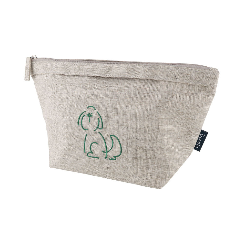 DOODLE 保冷ランチポーチ｜LUNCH COOLER POUCH 保冷 保温 弁当 ランチ シンプル ピクニック 遠足 行楽 パステルカラー 猫 犬 アヒル ゴリラ カラフル 大人 女子 男子 かわいい おしゃれ ドゥードゥル｜Leaflets