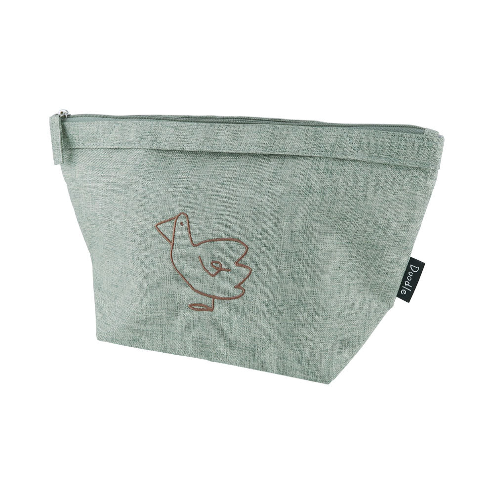 DOODLE 保冷ランチポーチ｜LUNCH COOLER POUCH 保冷 保温 弁当 ランチ シンプル ピクニック 遠足 行楽 パステルカラー 猫 犬 アヒル ゴリラ カラフル 大人 女子 男子 かわいい おしゃれ ドゥードゥル｜Leaflets