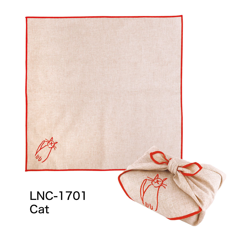 DOODLE ランチクロス｜LUNCH CLOTH ランチ シンプル パステルカラー 猫 犬 アヒル ゴリラ カラフル 大人 女子 男子 かわいい おしゃれ ランチョンマット 風呂敷 ハンカチ スカーフ キッチンクロス キッチンマット ドゥードゥル｜Leaflets