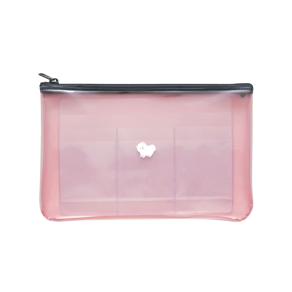 COTOMO コトモ マルチポーチ｜MULTI POUCH おしゃれ かわいい シンプル 小物入れ 仕事 勉強 高校生 クジラ ハリネズミ カメレオン シマエナガ ネコ ポメラニアン 恐竜 宇宙 収納 文具 付箋 ポーチ B6 お薬手帳 通帳｜MATOKA マトカ