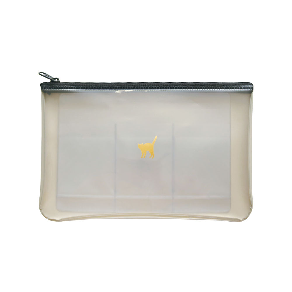 COTOMO コトモ マルチポーチ｜MULTI POUCH おしゃれ かわいい シンプル 小物入れ 仕事 勉強 高校生 クジラ ハリネズミ カメレオン シマエナガ ネコ ポメラニアン 恐竜 宇宙 収納 文具 付箋 ポーチ B6 お薬手帳 通帳｜MATOKA マトカ