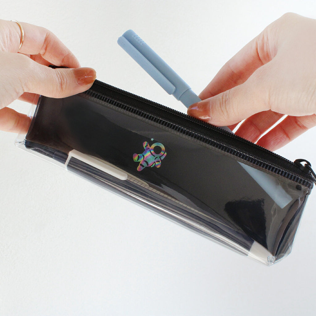 COTOMO コトモ ペンケース｜PEN CASE おしゃれ かわいい シンプル 文房具 小物入れ  入学 仕事 勉強 高校生 クジラ ハリネズミ カメレオン シマエナガ 猫 犬 恐竜 宇宙 収納 カバー 文具 クリア ペン｜MATOKA マトカ