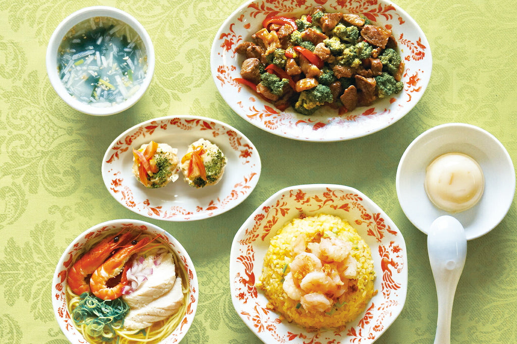 Joan ジョアン プレート 13｜プレート 食器 皿 美濃焼 誕生日 シノワズリ 中華 モダン ギフト プレゼント おしゃれ 可愛い 上品 陶器 日本製 取り皿 小皿 テーブルウェア 花鳥図｜SERATA セラータ