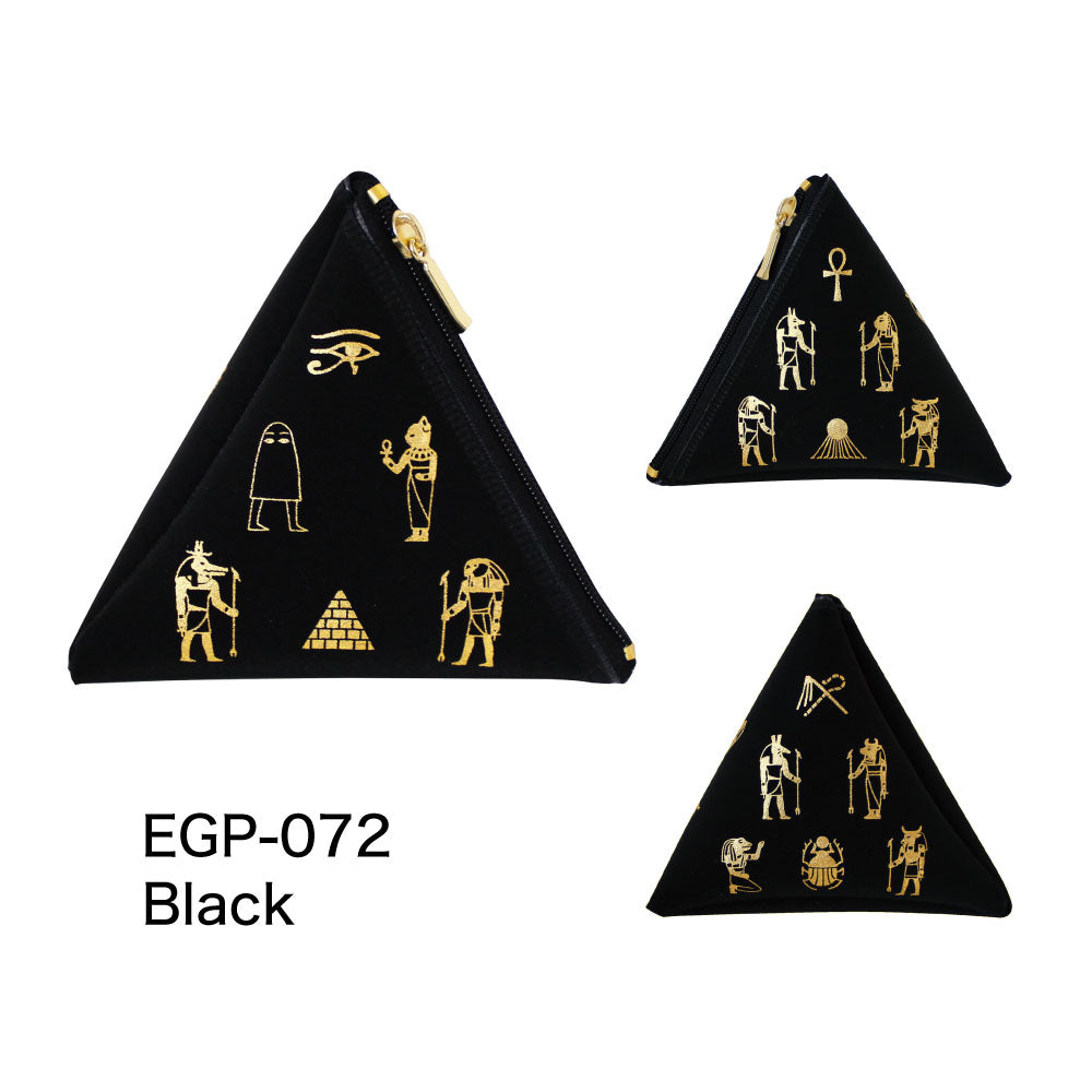 EGYPTIAN エジプシャン ピラミッドポーチ｜おしゃれ かわいい メジェド エジプト アヌビス ポーチ 小物 収納 お菓子 個性的｜MATOKA マトカ