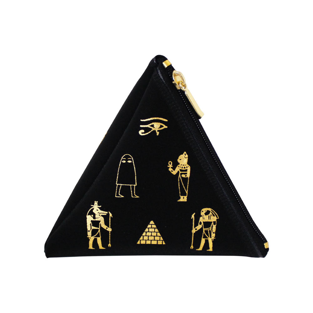 EGYPTIAN エジプシャン ピラミッドポーチ｜おしゃれ かわいい メジェド エジプト アヌビス ポーチ 小物 収納 お菓子 個性的｜MATOKA マトカ