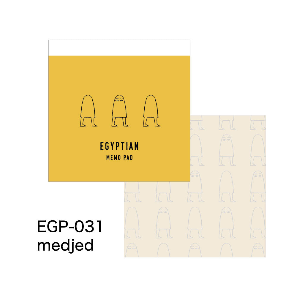 EGYPTIAN エジプシャン メモパッド｜おしゃれ かわいい メジェド エジプト アヌビス 勉強 仕事 個性的 メモ メモ帳｜MATOKA マトカ
