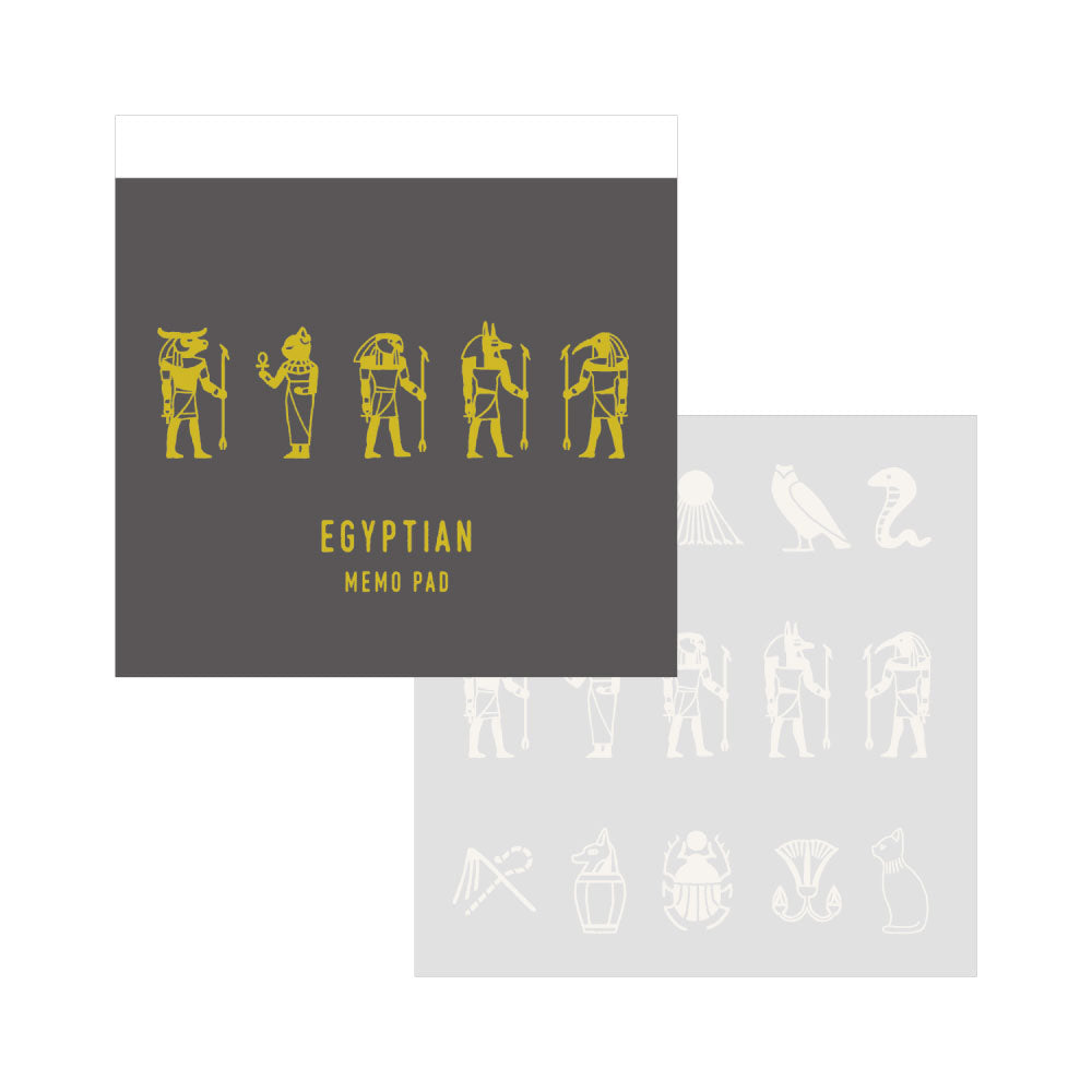 EGYPTIAN エジプシャン メモパッド｜おしゃれ かわいい メジェド エジプト アヌビス 勉強 仕事 個性的 メモ メモ帳｜MATOKA マトカ
