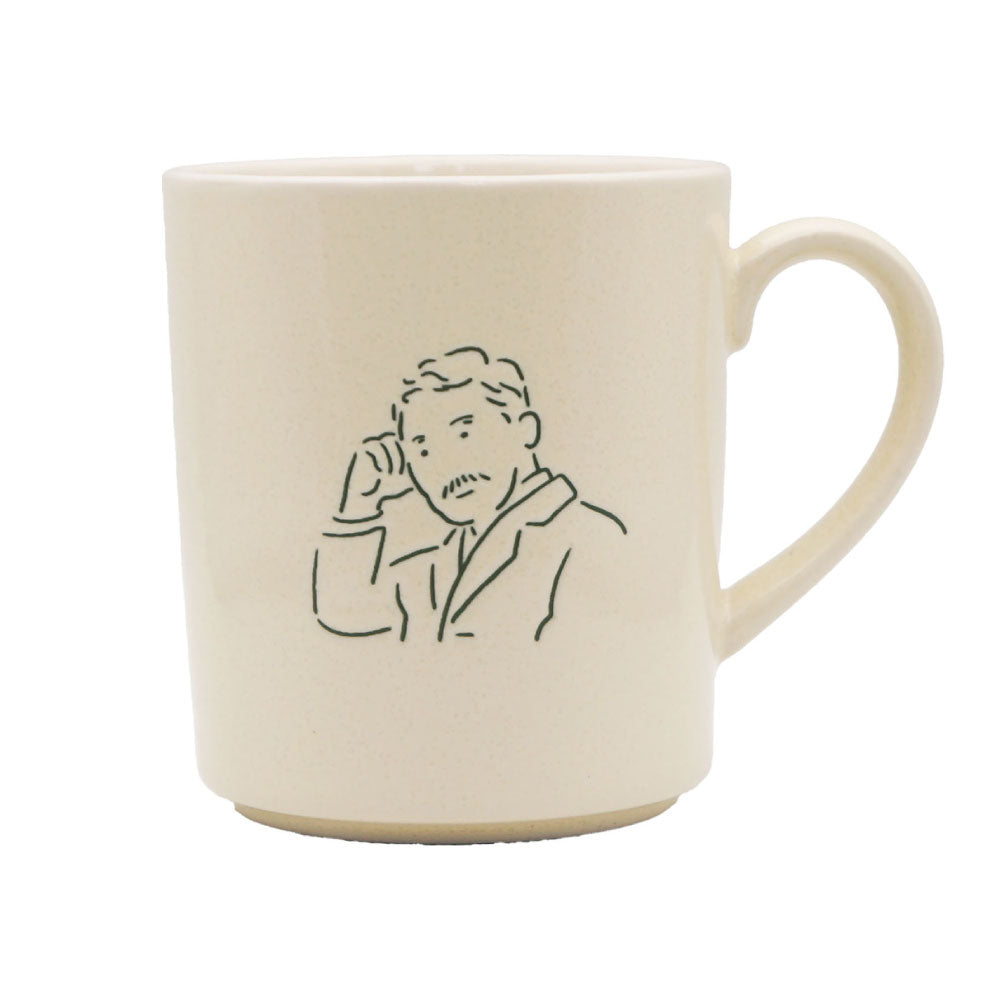 Bungou 文豪 マグカップ｜食器 コップ マグ ティーセット カップ 美濃焼 誕生日 ギフト プレゼント おしゃれ 可愛い 上品 陶器 日本製 340ml 芥川龍之介 夏目漱石 太宰治 中原中也｜SERATA セラータ