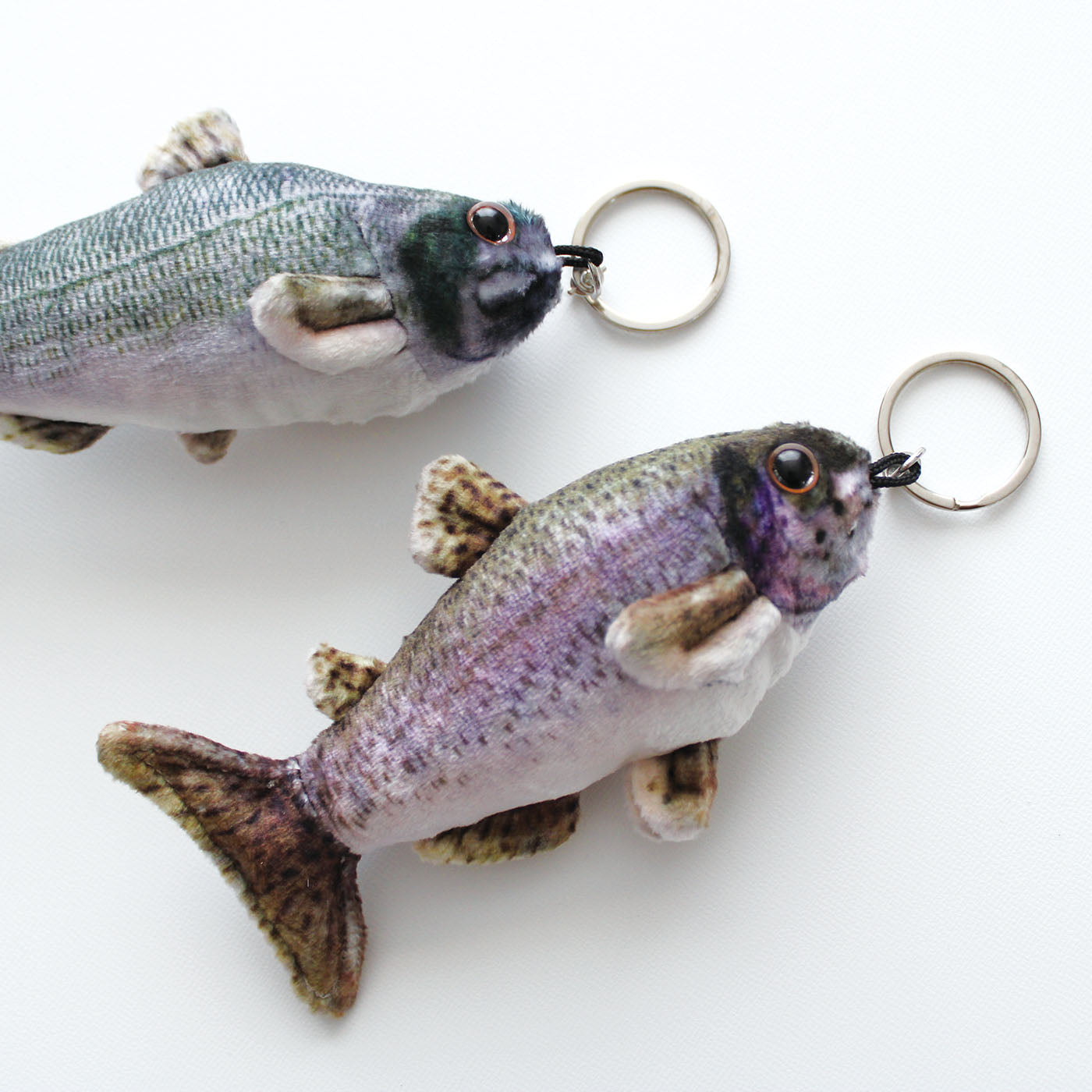 AQUA KEY CHAIN アクア キーチェーン｜鍵 キーホルダー 魚 小物 ぬいぐるみ おしゃれ かわいい 海 海洋生物 アクセサリー キーチェーン フィッシュ マス マグロ ヒラメ ハコフグ エイ カクレクマノミ｜MATOKA マトカ