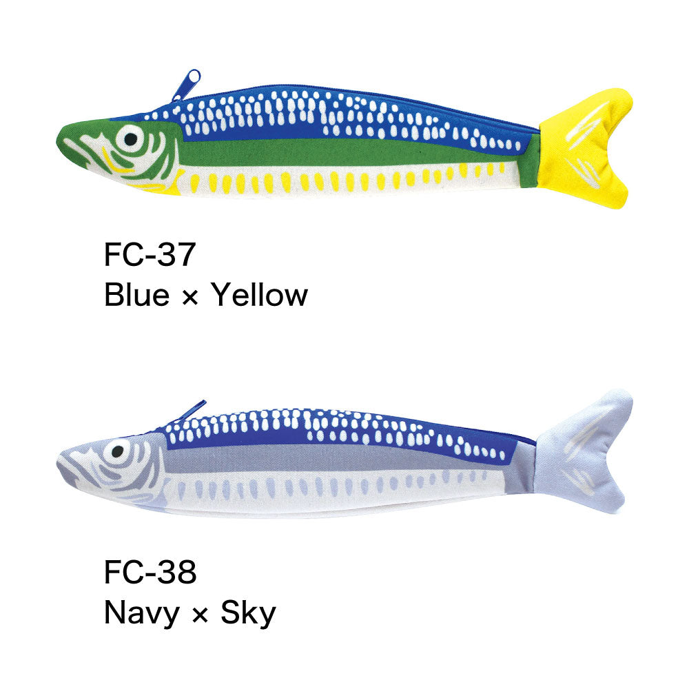 OSAKANA CASE｜小物入れ 収納 ケース ポーチ ペンケース 魚 さかな 文具 小物 ペン ユニーク 個性的 雑貨｜MATOKA マトカ