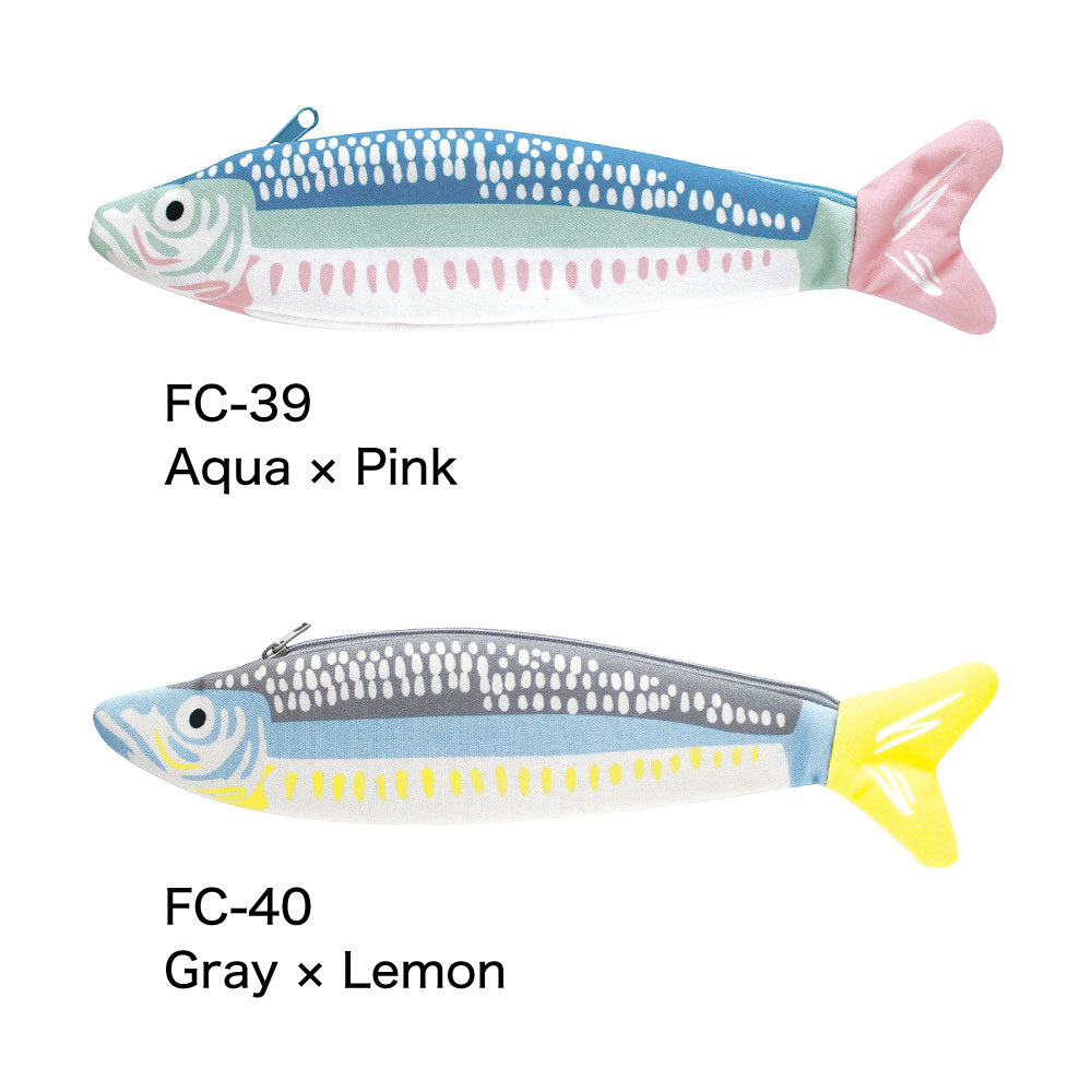 OSAKANA CASE｜小物入れ 収納 ケース ポーチ ペンケース 魚 さかな 文具 小物 ペン ユニーク 個性的 雑貨｜MATOKA マトカ