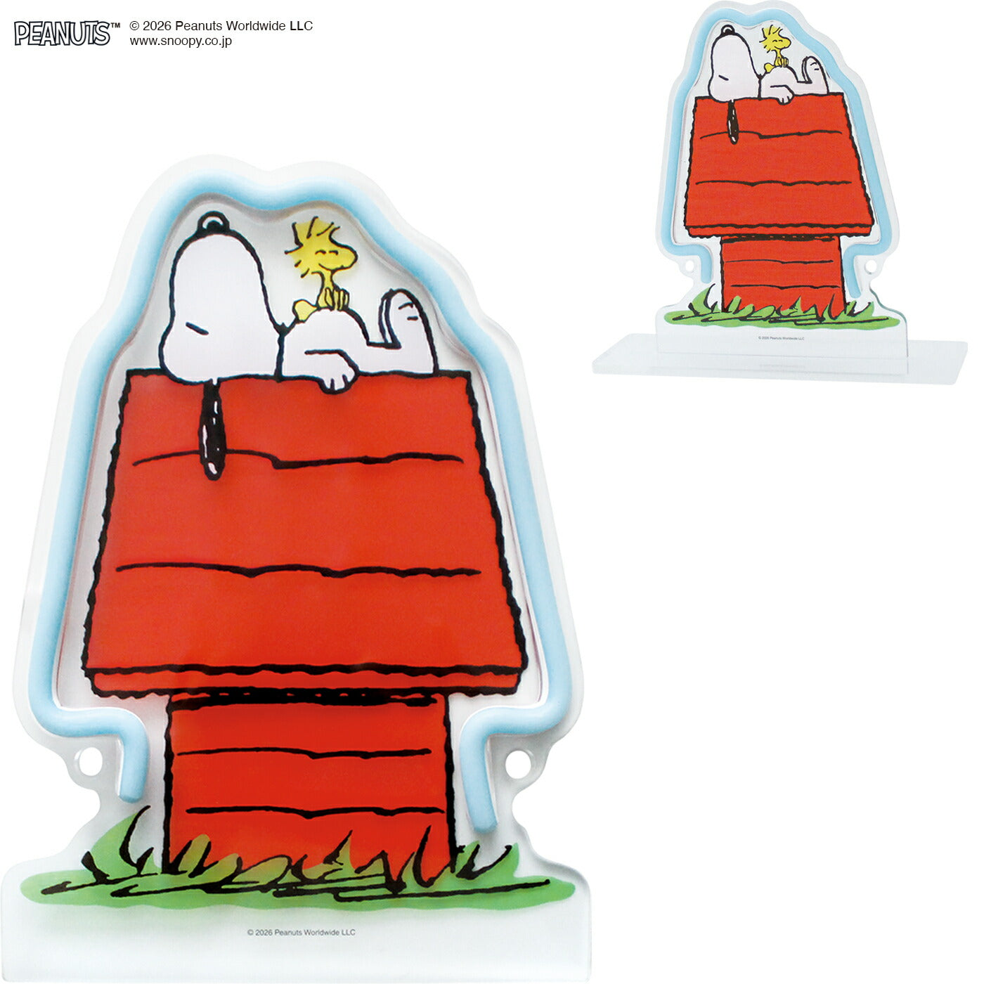 PEANUTS NEON LIGHT（House Mini） ｜スヌーピー ウッドストック Snoopy Woodstock おしゃれ かわいい ピーナッツ ネオン ライト 照明 インテリア 調整 壁掛け 卓上 2WAY LED USB 調光 パーティー 誕生日 お祝い イルミネーション 室内