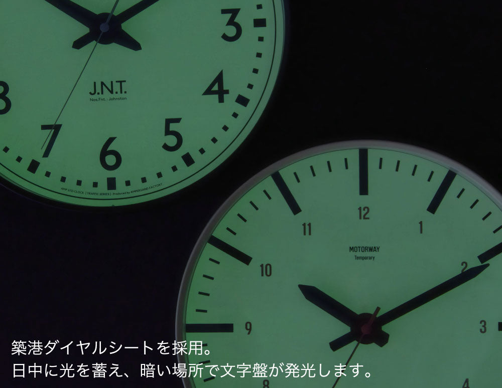 TRAFFIC トラフィック ウォールクロック Johnston