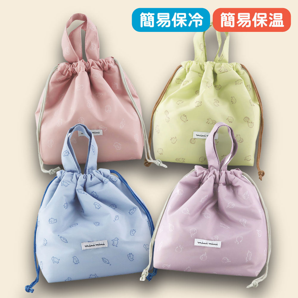 MINIMINI 保冷ランチ巾着袋