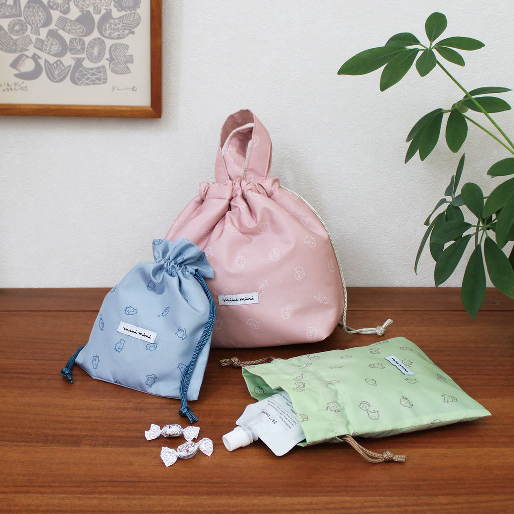 MINIMINI 保冷ランチ巾着袋
