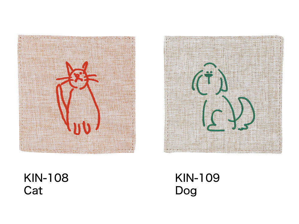 DOODLE ドゥードゥル 刺繍コースター