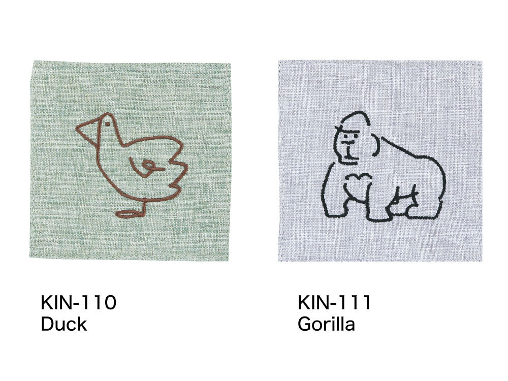 DOODLE ドゥードゥル 刺繍コースター