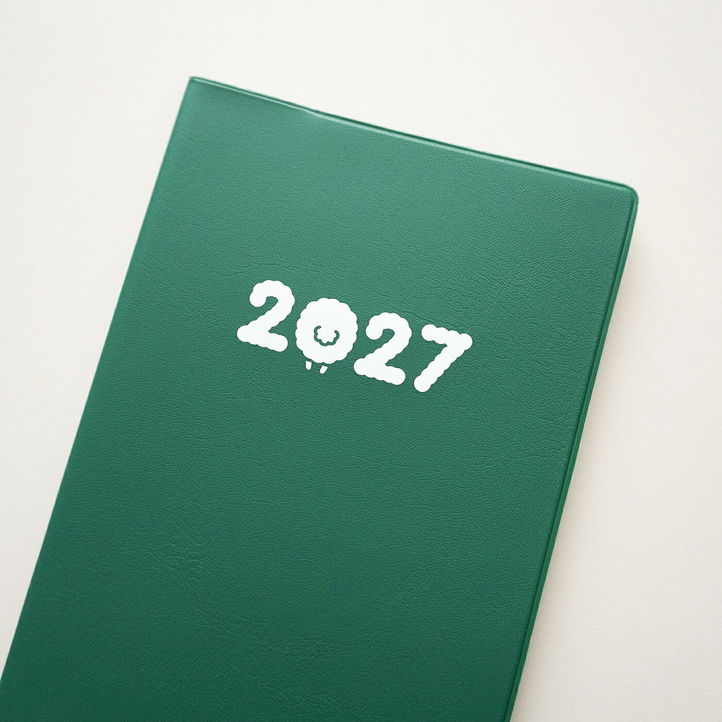 【ご予約 10月下旬発送】2027年1月始まり 手帳 エルコミューン マトカ｜B6サイズ マンスリー・スタンダード（月間ブロック）『もこもこ｜MOKOMOKO』
