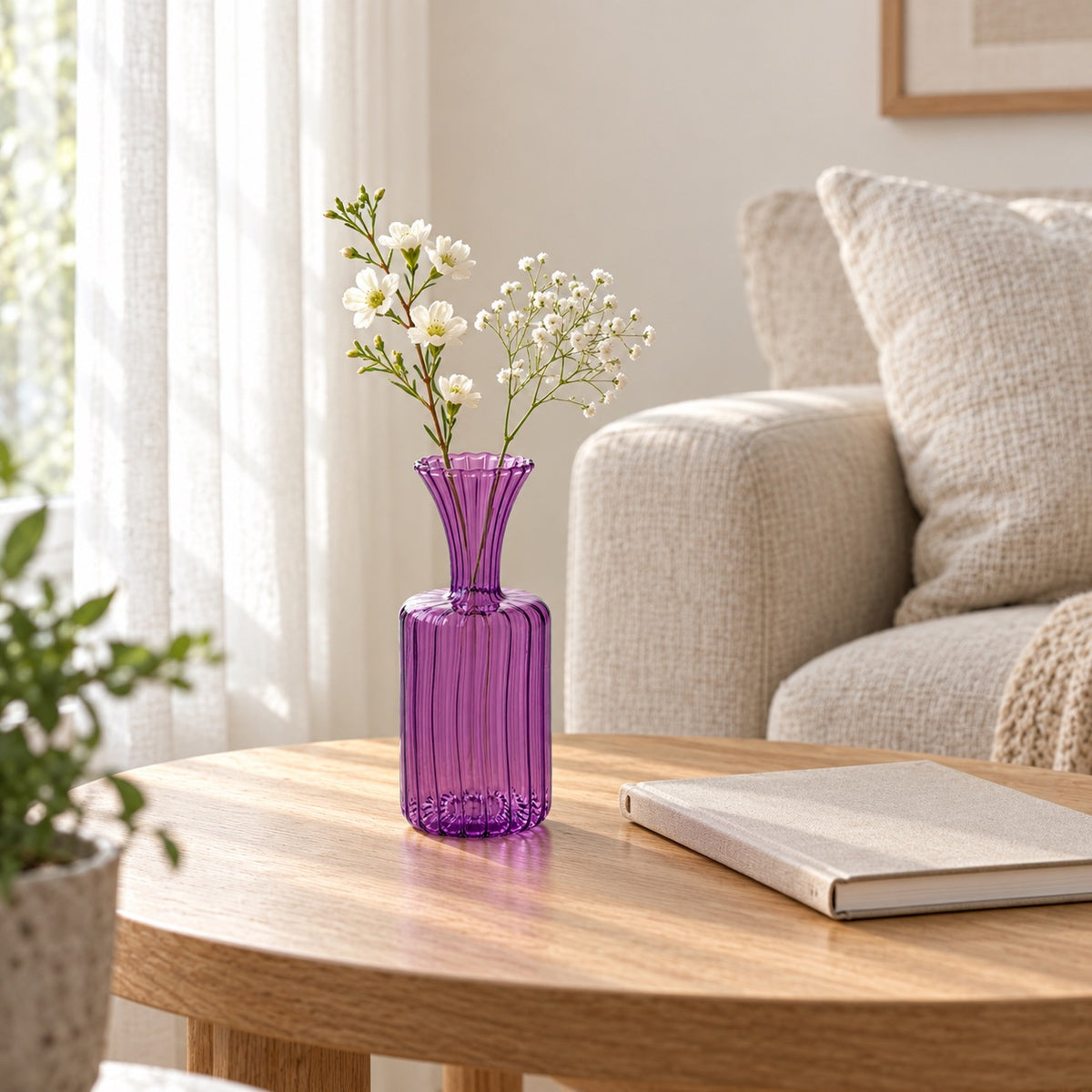 Radianse NeonVase-H Purple