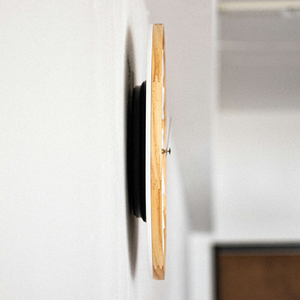 CARVING カービング ウォールクロック C038｜壁掛け時計おしゃれ シンプル モダン インテリア｜AMPERSAND FACTORY