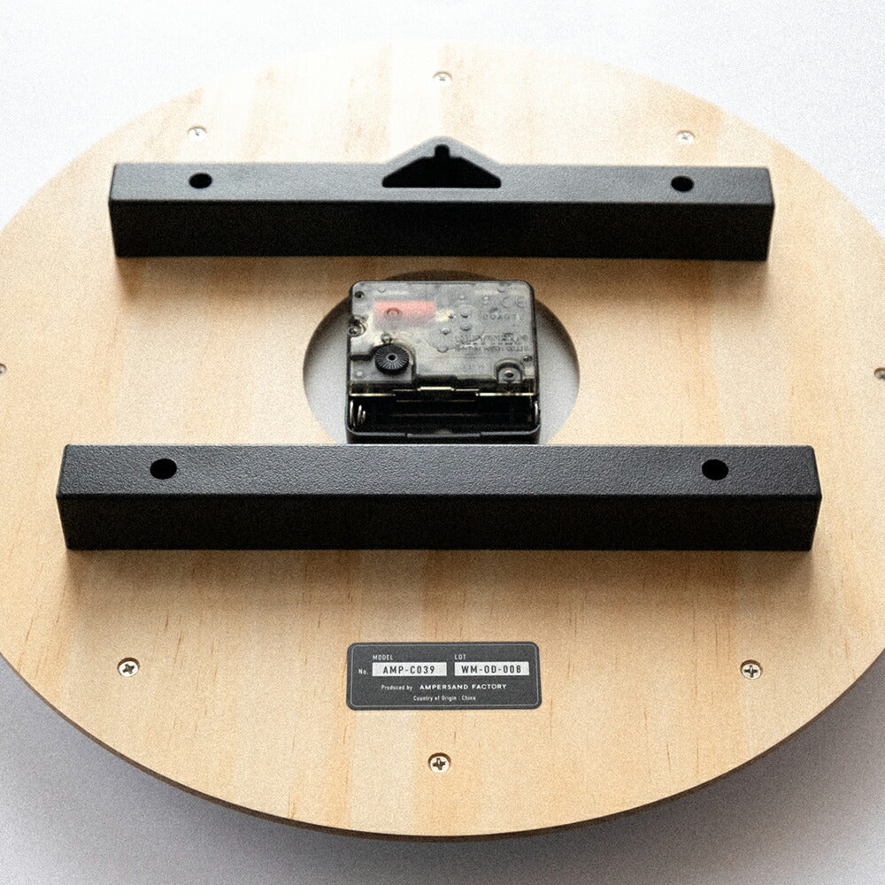 CARVING カービング ウォールクロック C039｜壁掛け時計おしゃれ シンプル モダン インテリア｜AMPERSAND FACTORY