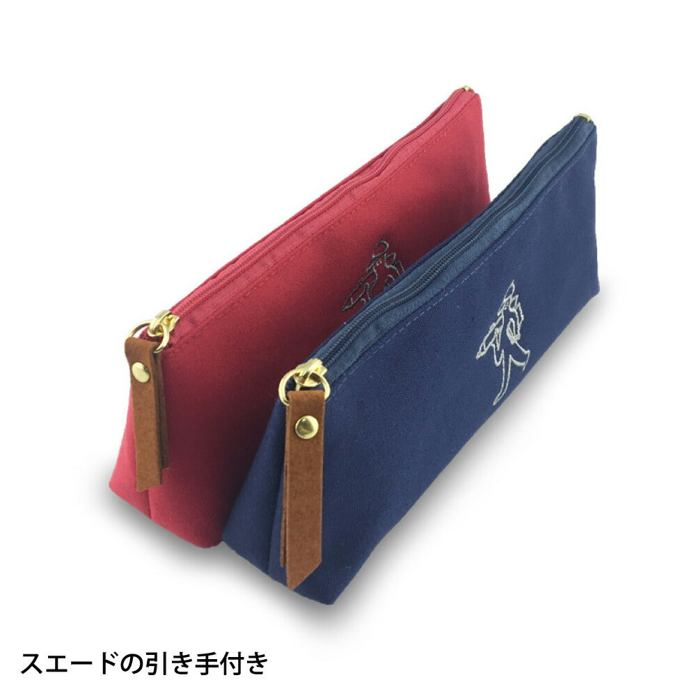 キャンバス ペンケース（スタディボーイ）｜おしゃれ かわいい 高校生 中学生 入学 シンプル 大容量｜MATOKA マトカ