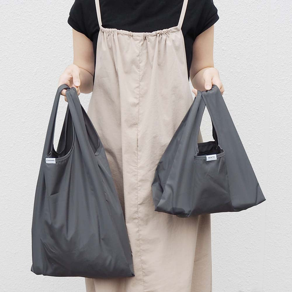 LAURIER ローリエ エコバッグ STANDARD｜コンパクト シンプル レジ袋 折りたたみ 大容量 大きめ マチ広 くすみカラー｜LEAFLETS リーフレッツ
