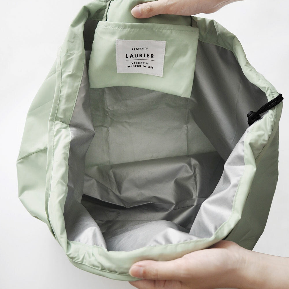 LAURIER ローリエ 保冷 保温 ショッピングバッグ LIGHT｜エコバッグ コンパクト シンプル レジ袋  保冷バッグ 保温バッグ 折りたたみ くすみカラー｜LEAFLETS リーフレッツ