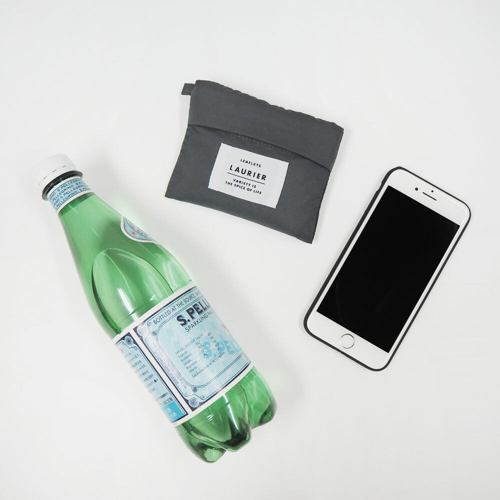LAURIER ローリエ エコバッグ STANDARD｜コンパクト シンプル レジ袋 折りたたみ 大容量 大きめ マチ広 くすみカラー｜LEAFLETS リーフレッツ