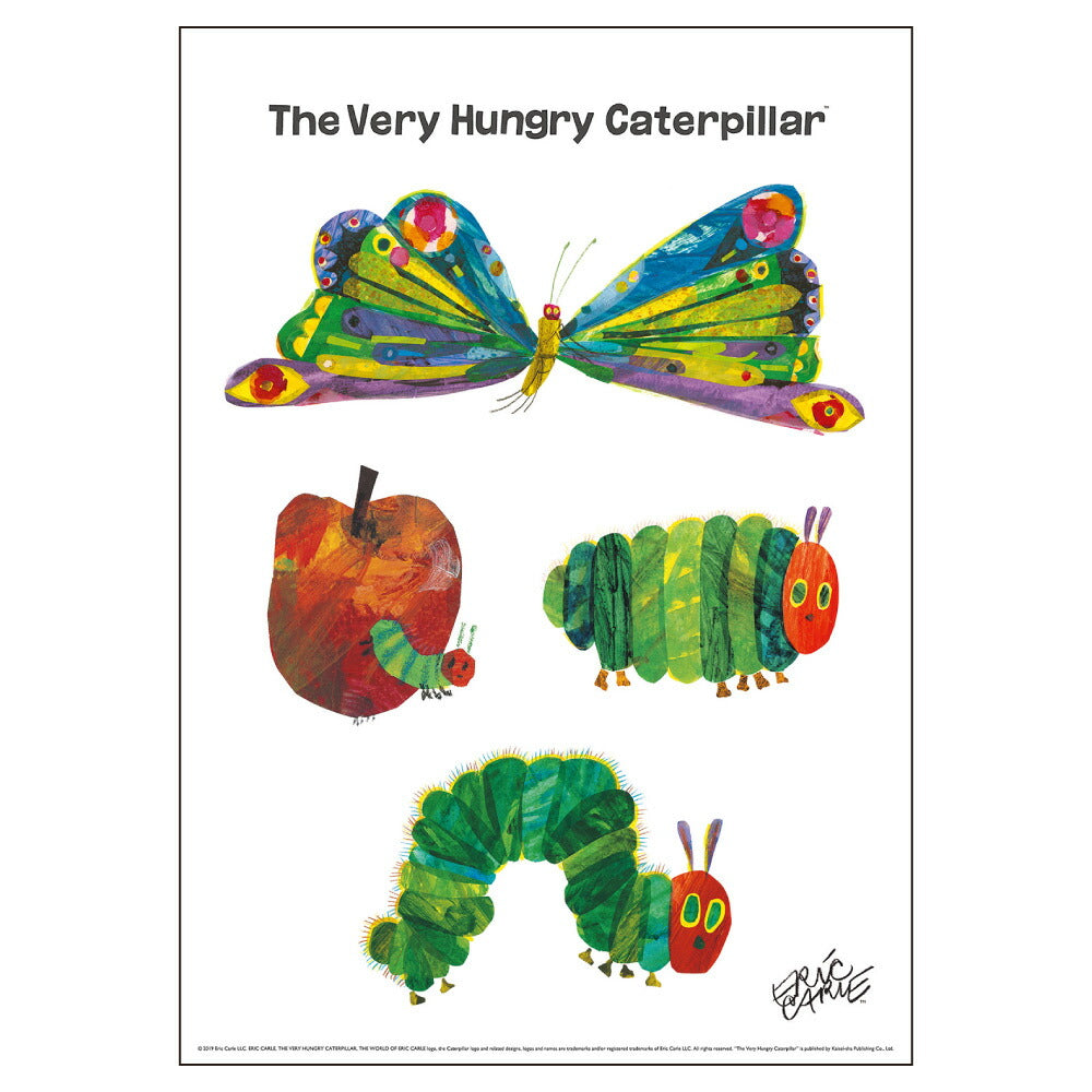 ERIC CARLE エリック・カール B4サイズ・ポスター『Butterfly / はらぺこあおむし』｜インテリア