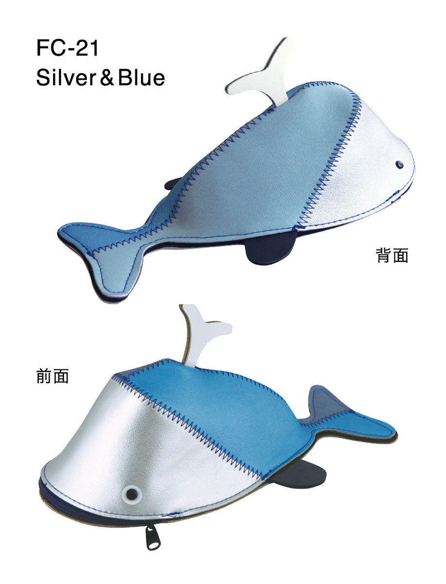 クジラケース（WHALE CASE）｜小物入れ ペンケース ガジェットケース くじら インテリア 高校生 中学生 かわいい おしゃれ