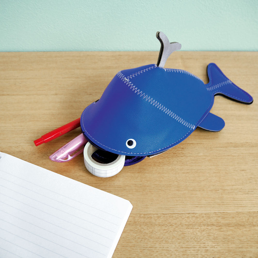 クジラケース（WHALE CASE）｜小物入れ ペンケース ガジェットケース くじら インテリア 高校生 中学生 かわいい おしゃれ